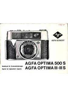 Agfa Optima 500 S manual. Camera Instructions.